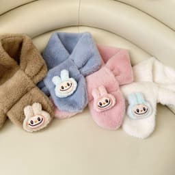 Khăn quàng cổ sang trọng, Ấm Áp Cho Bé, Khăn quàng cổ in hình hoạt hình dễ thương thời trang 8