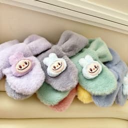 Khăn quàng cổ sang trọng, Ấm Áp Cho Bé, Khăn quàng cổ in hình hoạt hình dễ thương thời trang 3