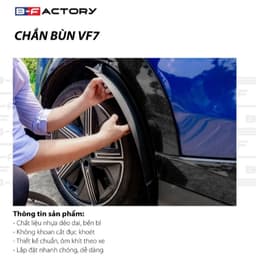 Chắn Bùn Hốc Cửa Sau VinFast VF7 (B-Factory), Ốp Nhựa ABS Bảo Vệ Bệ Cửa VF7 Có Ship Hỏa Tốc 7