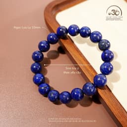 Ngọc Đan Tâm - Vòng Tay Ngọc Lưu Ly 10mm 2A - Mệnh Thủy & Mệnh Mộc 4