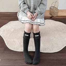 Set 5 Đôi Tất Cho Bé Gái Cổ Cao Viền Bèo Hoạ Tiết Min Min Dễ Thương Phong Cách Korea 9