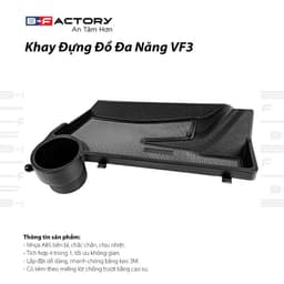 Khay Đựng Đồ Đa Năng VF3 B-Factory, Hộp Để Đồ Hốc Để Ly Móc Treo Đồ Xe VinFast VF3 Ship Hỏa Tốc Quanh Hà Nội 3