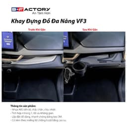 Khay Đựng Đồ Đa Năng VF3 B-Factory, Hộp Để Đồ Hốc Để Ly Móc Treo Đồ Xe VinFast VF3 Ship Hỏa Tốc Quanh Hà Nội 6