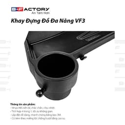 Khay Đựng Đồ Đa Năng VF3 B-Factory, Hộp Để Đồ Hốc Để Ly Móc Treo Đồ Xe VinFast VF3 Ship Hỏa Tốc Quanh Hà Nội 2