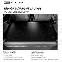Tấm Ốp Lưng Ghế Sau VinFast VF3 (B-Factory), Ốp Bảo Vệ Lưng Ghế Chịu Lực 50kg Nhựa ABS Ship Hỏa Tốc Quanh Hà Nội 6
