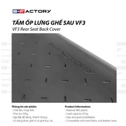Tấm Ốp Lưng Ghế Sau VinFast VF3 (B-Factory), Ốp Bảo Vệ Lưng Ghế Chịu Lực 50kg Nhựa ABS Ship Hỏa Tốc Quanh Hà Nội 9