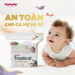 Combo 3 Gói Khăn Vải Khô Đa Năng Mamamy Tropical  An Toàn Cho Bé Sơ Sinh, Lau Mặt, Lau Tay 8