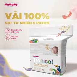 Combo 3 Gói Khăn Vải Khô Đa Năng Mamamy Tropical  An Toàn Cho Bé Sơ Sinh, Lau Mặt, Lau Tay 7