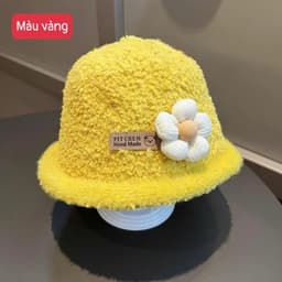 Mũ lông cừu hoa CAo cấp cho bé yêu từ 3-8tuổi siêu xinh 2