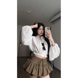 Chân váy xoè 2 tầng TRANGCLOTHINGG 4 Lớp có quần bảo hộ chất vài dày - MAY KỸ FORM ĐẸP CHUẨN HÀNG LOẠI 1 3