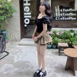 Chân váy xoè 2 tầng TRANGCLOTHINGG 4 Lớp có quần bảo hộ chất vài dày - MAY KỸ FORM ĐẸP CHUẨN HÀNG LOẠI 1 9