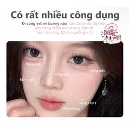 [HỎA TỐC] Flortte Phấn Bắt Sáng Flortte x Bunny Highlight Lì Màu Làm Sáng Nâng Vùng Tối Gương Mặt Tự Nhiên Lâu Trôi 4g 4