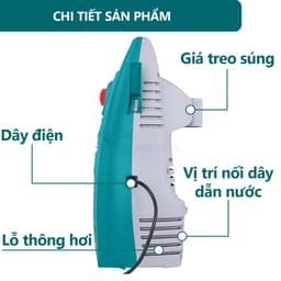 Máy xịt rửa xe áp lực cao TOTAL - 1400w TGT11316 -TGT112362( Động Cơ Chổi Than ) 6