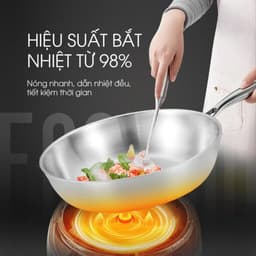 Bộ Nồi Chảo Inox KALITE Eco Trio Gồm 2 Nồi, 1 Chảo - Truyền Nhiệt Đều, Bền Đẹp - Dùng Mọi Loại Bếp 3