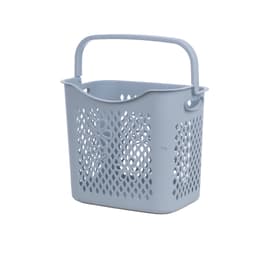 Giỏ Nhựa Vuông Caro Có Quai Xách Việt Nhật 3371/72/73, Sọt Đựng Quần Áo Và Đồ Chơi Tiện Ích - DOMUS 8