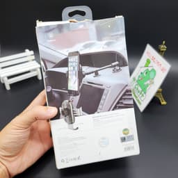 [Sạc Không Dây] Giá Đỡ Kẹp Điện Thoại Xe Hơi Cán Dài Dán Tablo Ô tô Baseus 10W Wireless Charger Gravity Car Mount 3