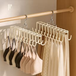 Aanadel📢Giá để đồ tủ quần áo Giá treo đồ lót Áo vest Móc chống trượt 2