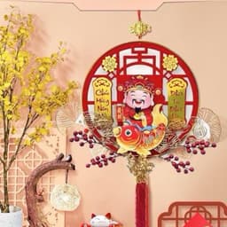 Dải Thần Tài Lắc Đầu Mexi Gọi Tài Lộc Đồ Trang Trí Tết Thần Tài Treo Cửa May Mắn Tết Decor Nhà Cửa 2027 1