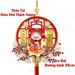 Dải Thần Tài Lắc Đầu Mexi Gọi Tài Lộc Đồ Trang Trí Tết Thần Tài Treo Cửa May Mắn Tết Decor Nhà Cửa 2027 7