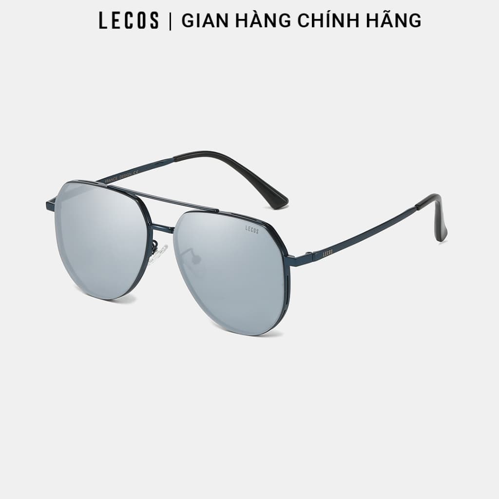 Kính Phi Công Nam LECOS LK63 Gọng Thép Không Gỉ đi Làm Gặp Đối Tác