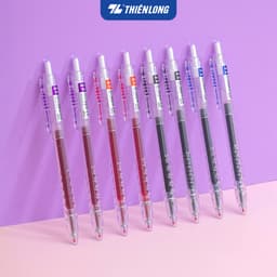 Combo 5/10/20 Bút gel Fasgel Thiên Long GEL-068 - viết mực nước êm trơn ngòi cao cấp 0.5mm gồm 4 màu mực, nét êm trơn 2