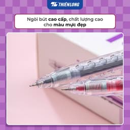 Combo 5/10/20 Bút gel Fasgel Thiên Long GEL-068 - viết mực nước êm trơn ngòi cao cấp 0.5mm gồm 4 màu mực, nét êm trơn 5
