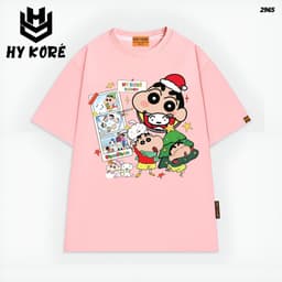Áo Thun Noel HY KORÉ Shin Giáng Sinh 2965 Form Rộng Localbrand Oversize Unisex Vải Cotton 75% Nam Nữ Mặc Đẹp 1