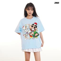 Áo Thun Noel HY KORÉ Shin Giáng Sinh 2965 Form Rộng Localbrand Oversize Unisex Vải Cotton 75% Nam Nữ Mặc Đẹp 2
