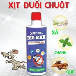 Xịt Đuổi Chuột Thảo Mộc Bio MAX 500 ML  –  An Toàn, Đuổi Chuột Hiệu Quả Không Độc Hại 9