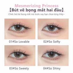 [FLORTTE] Bút Kẻ Bọng Mắt 2 Đầu FLORTTE  Tạo Bọng Mắt Cười Tự Nhiên, 4 Màu Hot DOLLYDOLLY COSMETICS 4