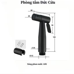 Vòi xịt vệ sinh phụ nữ Phòng tắm Đức Cửu Toilet Companion. Súng phun nước vệ sinh gia đình 3