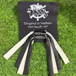 Combo 10 dây ná cao su Adam đen-trắng 0,65mm độ bền cao 1