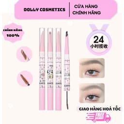 [FLORTTE] Chì kẻ mày mascara lông mày 2 đầu Meow chống nước lâu trôi 1