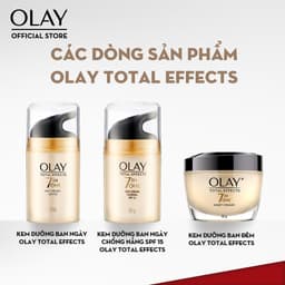 [KOL] Combo Kem Dưỡng Ngày + Đêm OLAY Total Effects 7in1 Hạn Chế Và Bảo Vệ Da Khỏi 7 Dấu Hiệu Lão Hóa 50G 7