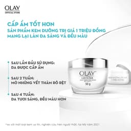 [KOL] [OLAY] Combo Kem Dưỡng Da Ban Ngày + Ban Đêm OLAY Luminous Sáng da Mờ Thâm Nám 50g 6