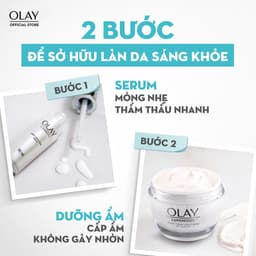[KOL] [OLAY] Combo Kem Dưỡng Da Ban Ngày + Ban Đêm OLAY Luminous Sáng da Mờ Thâm Nám 50g 8