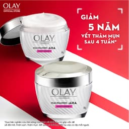 [KOL] [OLAY] Combo Kem Dưỡng 50g + Siêu Tinh Chất Ngừa Lão Hóa OLAY Luminous Niacinamide Kết Hợp AHA 30ml 8