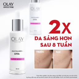 [KOL] [OLAY] Combo Kem Dưỡng 50g + Siêu Tinh Chất Ngừa Lão Hóa OLAY Luminous Niacinamide Kết Hợp AHA 30ml 4