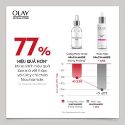 [KOL] [OLAY] Combo Kem Dưỡng 50g + Siêu Tinh Chất Ngừa Lão Hóa OLAY Luminous Niacinamide Kết Hợp AHA 30ml 6