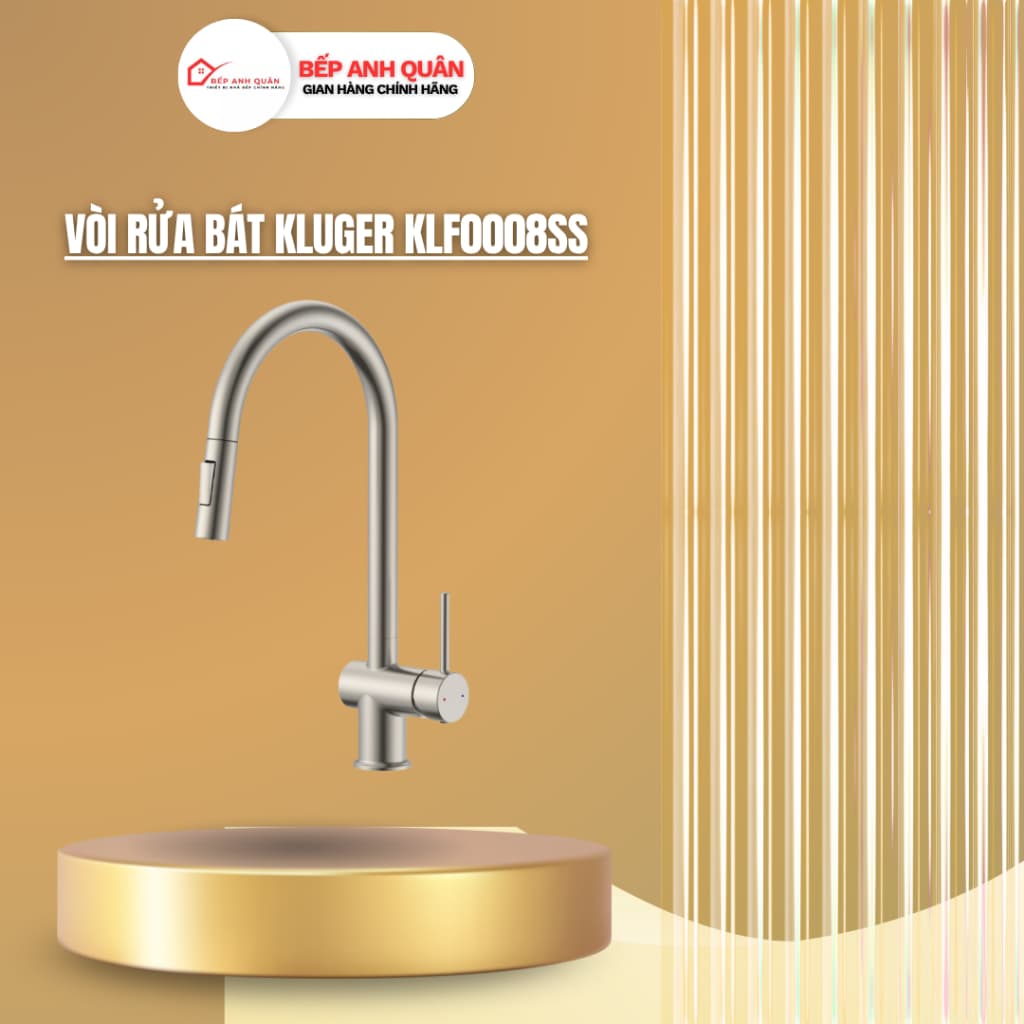 Vòi rửa bát Kluger KLF0008SS | HÀNG CHÍNH HÃNG