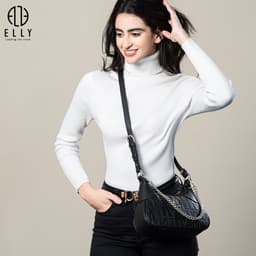 [Tặng hộp 20.10] Túi xách nữ thời trang ELLY EL343 túi đeo chéo đeo vai xách tay da tổng hợp cao cấp 2
