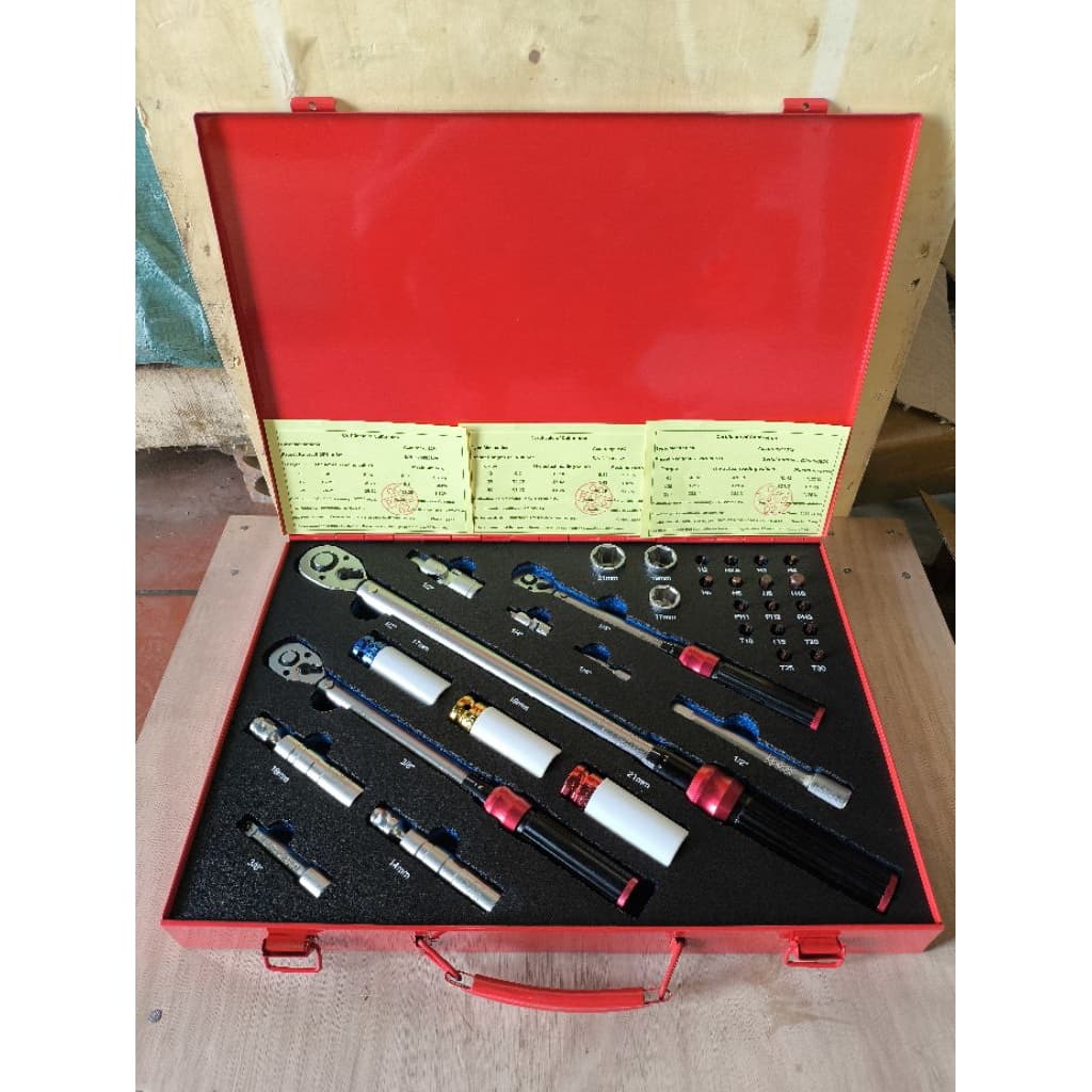 Bộ tay cân lực 1/4 3/8 và 1/2 Russia 35 chi tiết