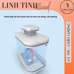 Bộ lau kính 2 mặt bằng nam châm thông minh - Vệ sinh kính cả 2 mặt dễ dàng, có dây bảo vệ, lực hút từ tính mạnh 3