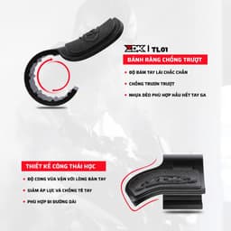 (Màu đen) ZDK TL01 Trợ lực tay ga cho xe máy chống mỏi tay tiện lợi 4