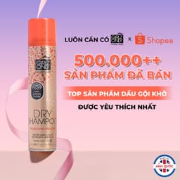 Dầu Gội Khô Dry Shampoo Girlz Only For Blondes Travelsize 100ml (Vàng mini) 7