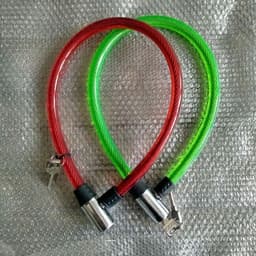 Khoá dây cáp chống cắt chống trộm xe đạp xe máy nhà cửa 3