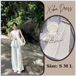 Xukadress - set kem pelum đơn giản, dễ mặc, sang chảnh 2