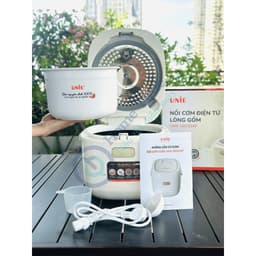Nồi cơm điện lòng gốm UNIE URC818 - Dung tích 1.8L, Có chế độ cơm cháy độc đáo, Hẹn giờ 24 tiếng - Hàng chính hãng 3