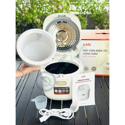 Nồi cơm điện lòng gốm UNIE URC818 - Dung tích 1.8L, Có chế độ cơm cháy độc đáo, Hẹn giờ 24 tiếng - Hàng chính hãng 6