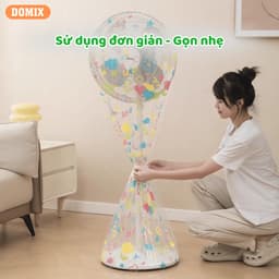 Bọc quạt che bụi quạt cây – Kiểu hoạt hình trong suốt, chất liệu PEVA chống bụi, chống nước hiệu quả. 3